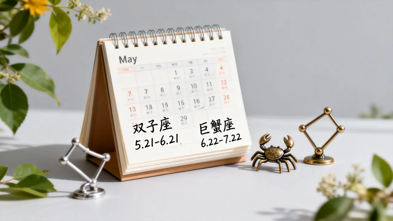 阴历五月生日是什么星座，阴历五月出生的人是什么星座