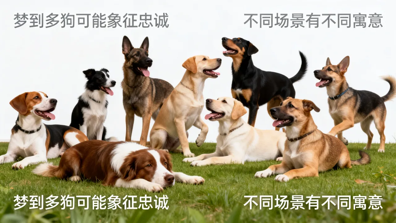 梦到狗很多是凶兆还是吉兆，梦到很多狗预示什么