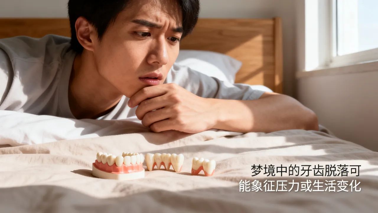 梦见下排牙齿掉光代表着什么，有什么预兆和暗示？