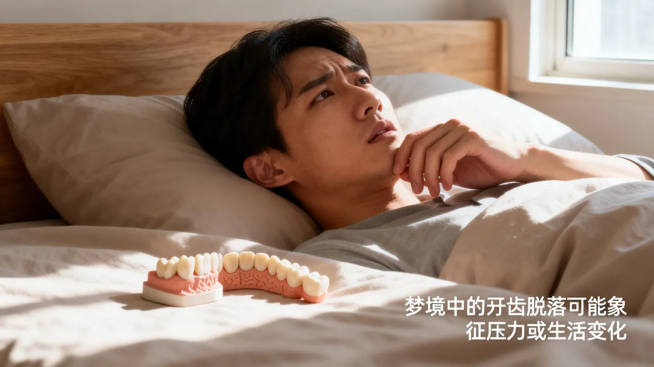 梦见下排牙齿掉光代表着什么，有什么预兆和暗示？