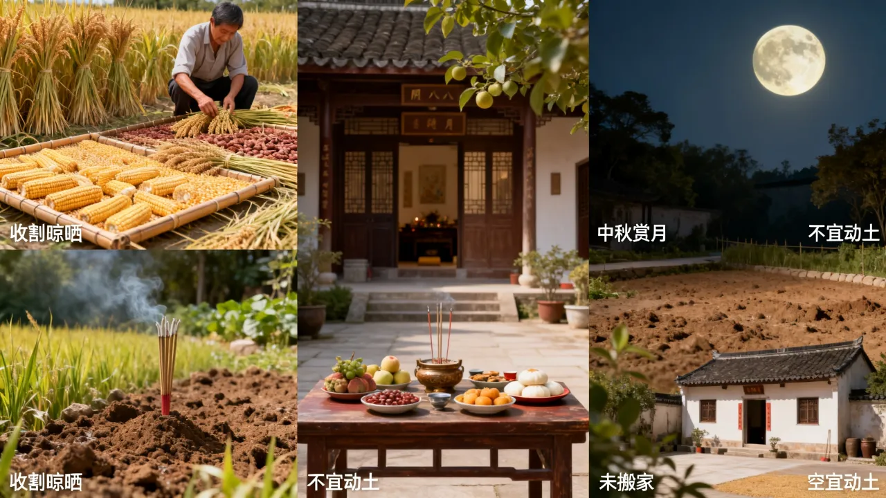 阴历八月宜干啥，农历八月适合做什么事禁忌有哪些？