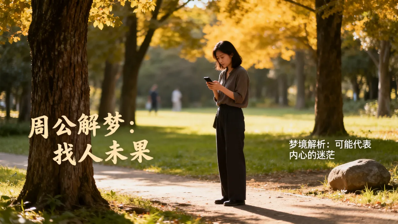 梦见自己找人有什么意思，周公解梦梦见自己找人找不到预示什么