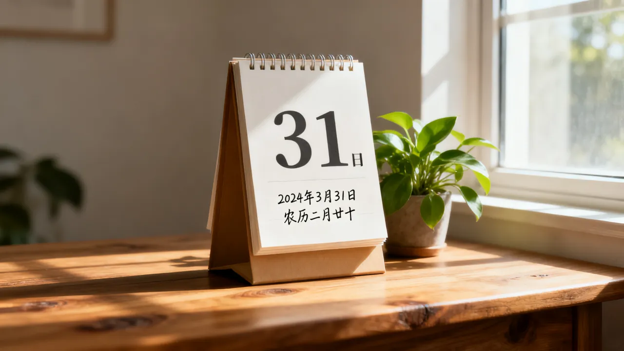 3月31日阴历是几月几号?3月31日农历是几月初几? 3月31日阴历是几月几号?3月31日农历是几月初几?