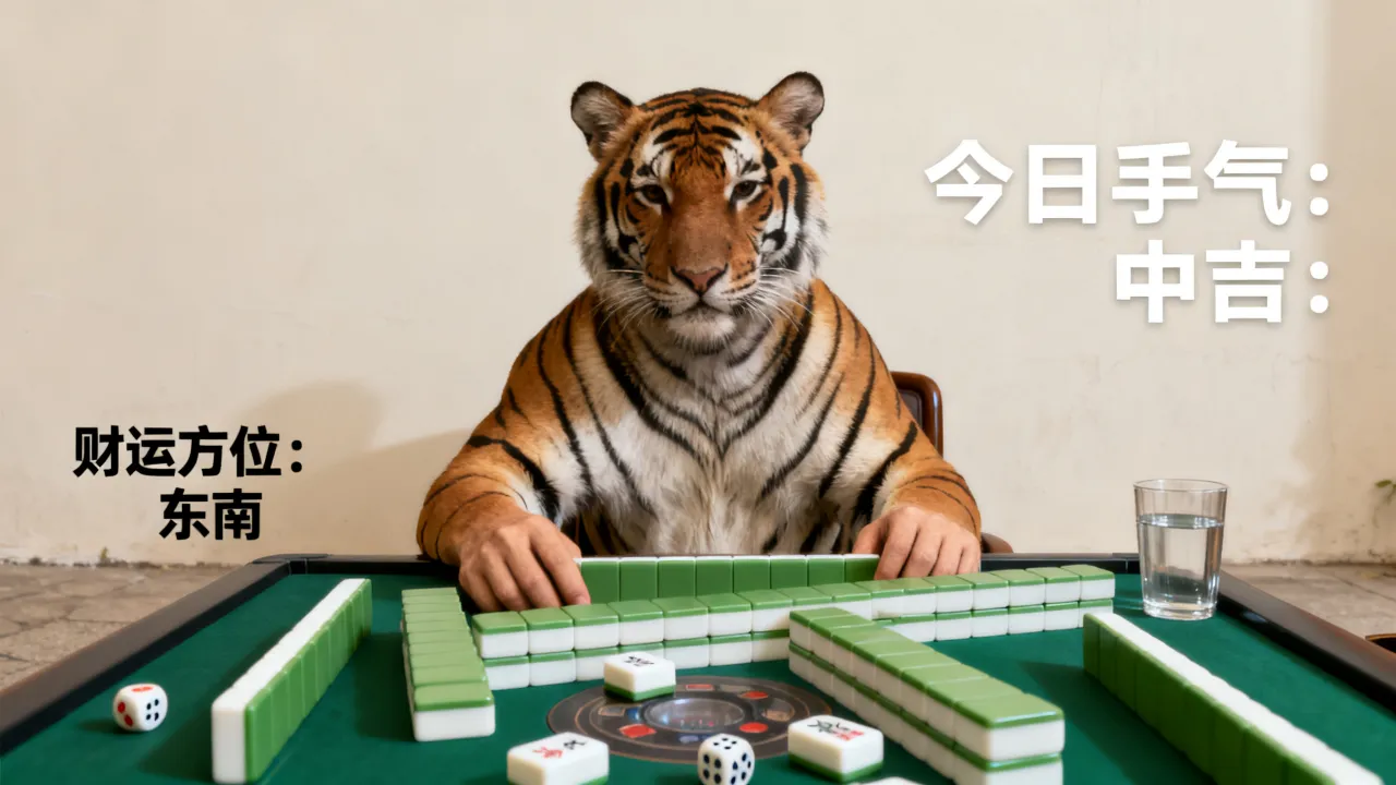 属虎人今日打牌手气如何,打麻将财运方位在哪个方向 属虎人今日打牌手气如何,打麻将财运方位在哪个方向