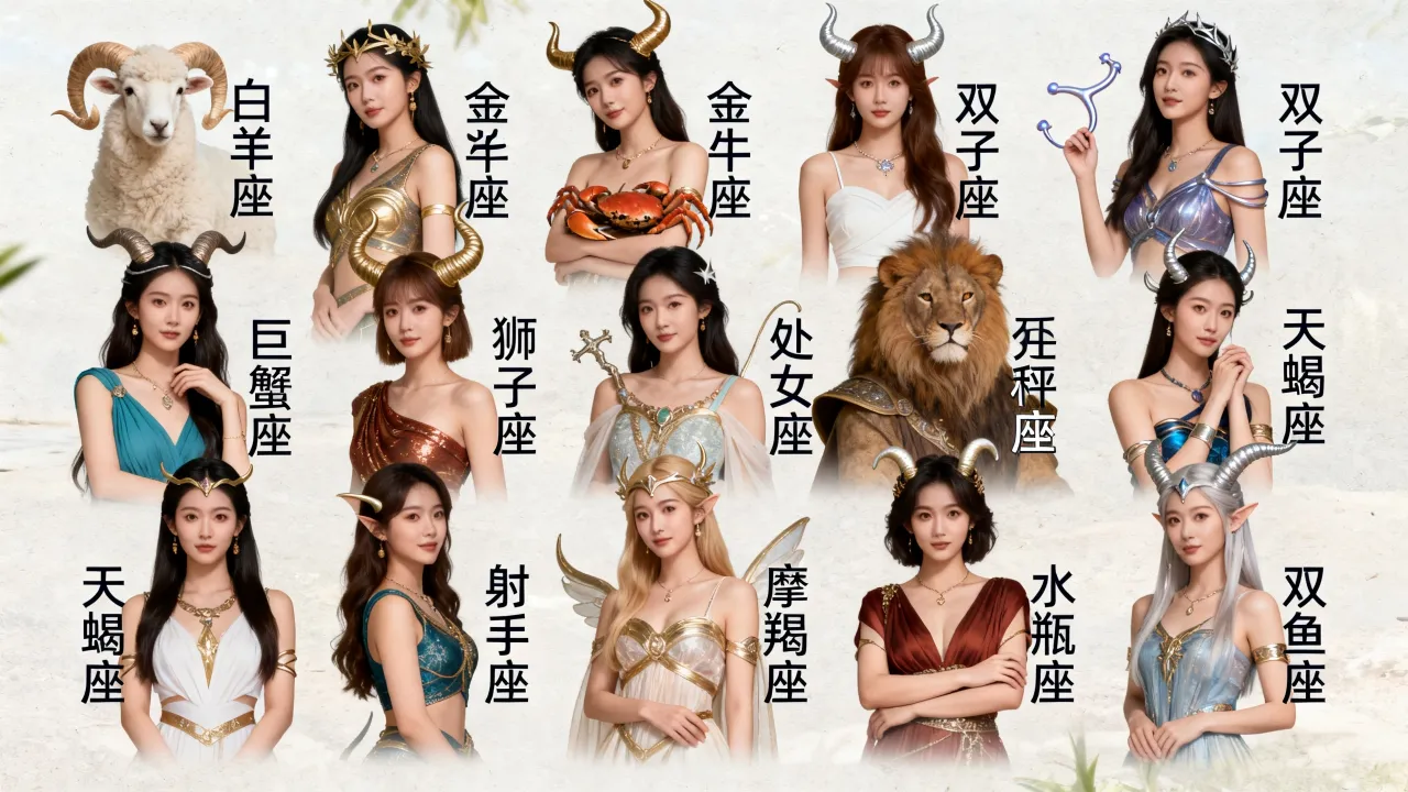 十二星座女的图片大全哪里找?十二星座女谁最漂亮最可爱? 十二星座女的图片大全哪里找?十二星座女谁最漂亮最可爱?