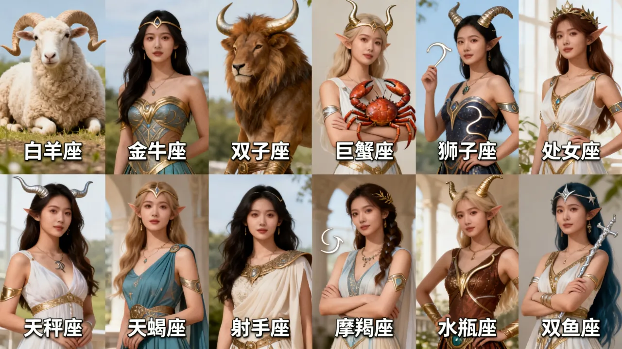 十二星座女的图片大全哪里找?十二星座女谁最漂亮最可爱? 十二星座女的图片大全哪里找?十二星座女谁最漂亮最可爱?