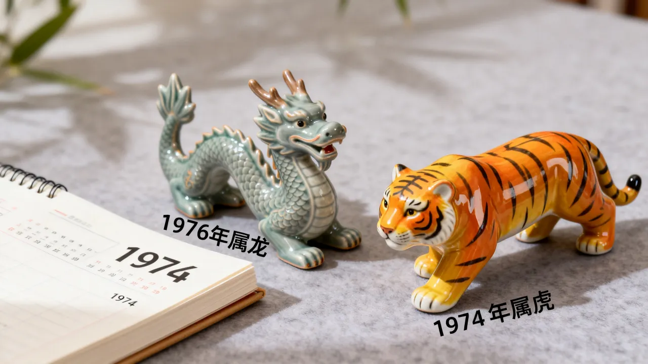 今年76是什么生肖，74和76分别属什么生肖？