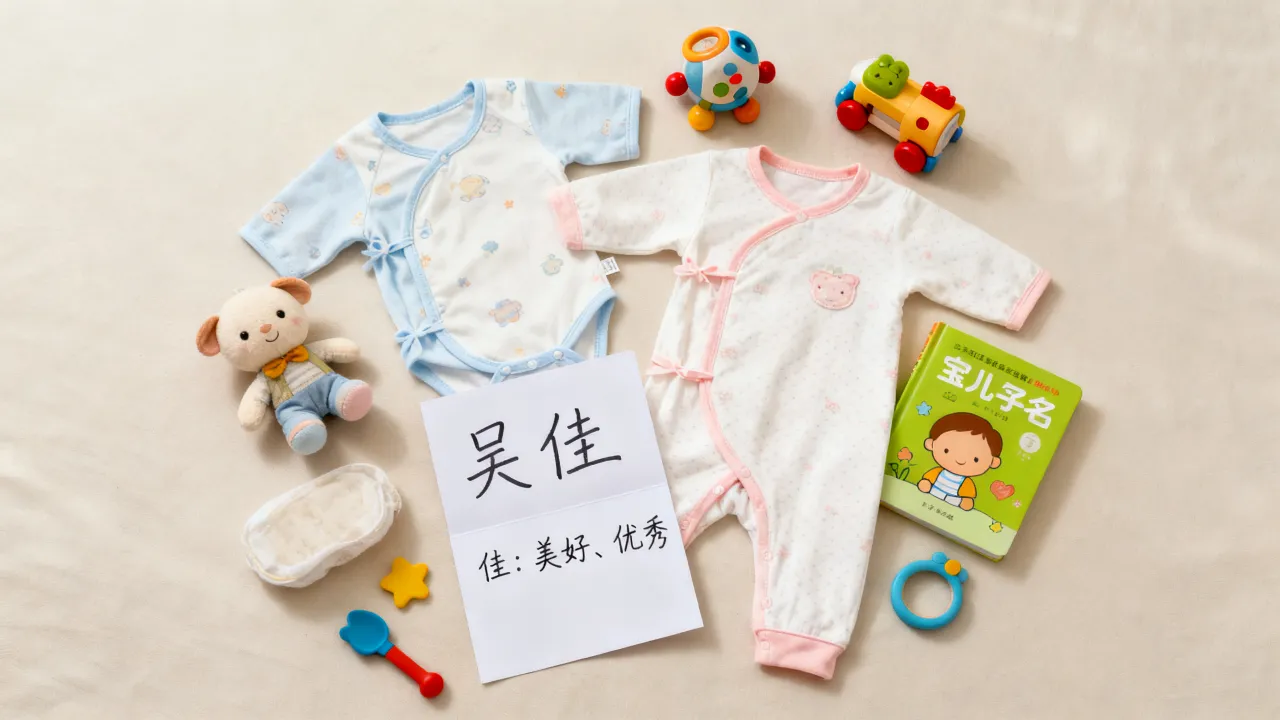 宝宝起名吴佳什么好，吴佳名字寓意如何？
