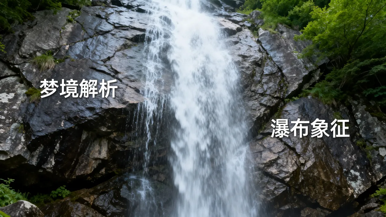 梦见瀑布是什么意思？做梦梦到瀑布预兆好坏周公解梦？