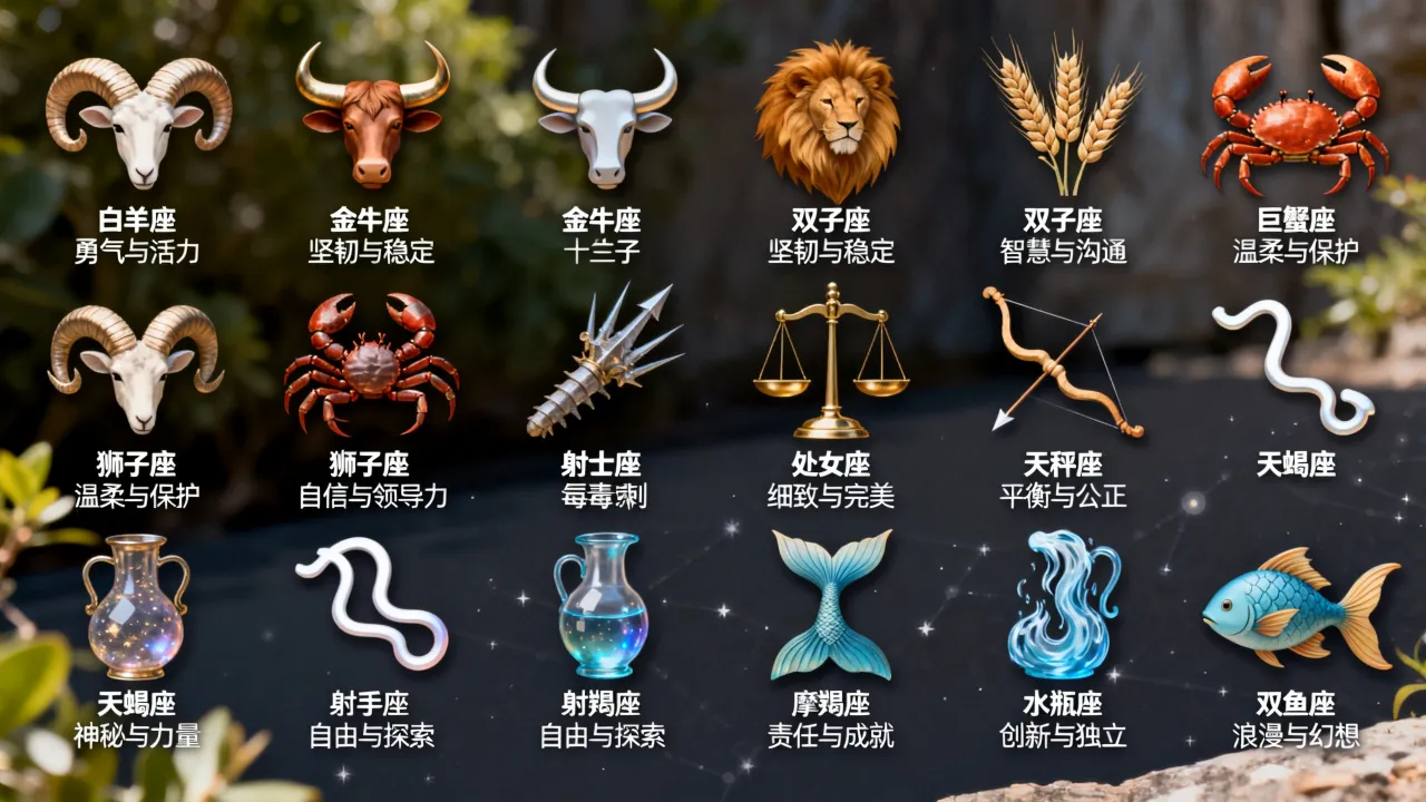 十二星座星空图标代表什么含义?十二星座星空图标高清图在哪里找? 十二星座星空图标代表什么含义?十二星座星空图标高清图在哪里找?