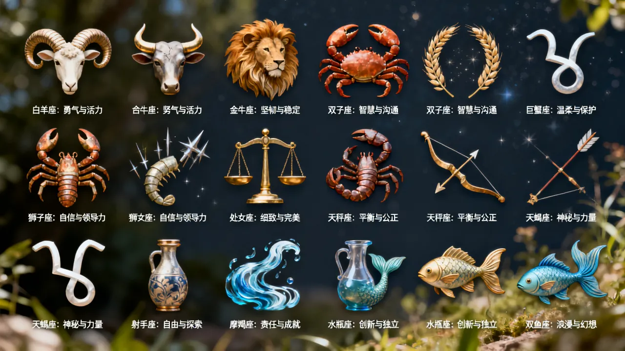 十二星座星空图标代表什么含义?十二星座星空图标高清图在哪里找? 十二星座星空图标代表什么含义?十二星座星空图标高清图在哪里找?