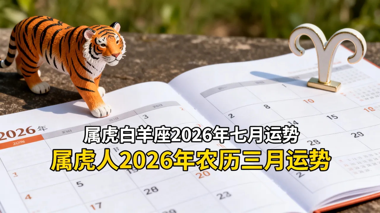 属虎白羊座2026年七月运势如何，属虎人2026年农历三月运势怎么样？