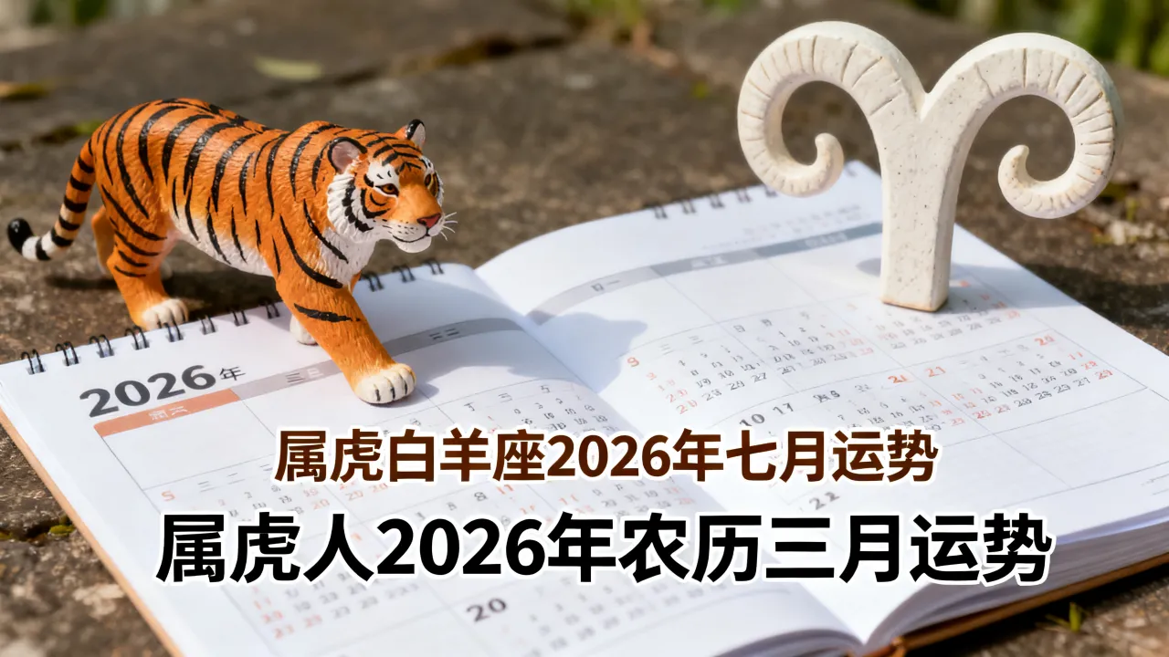 属虎白羊座2026年七月运势如何，属虎人2026年农历三月运势怎么样？