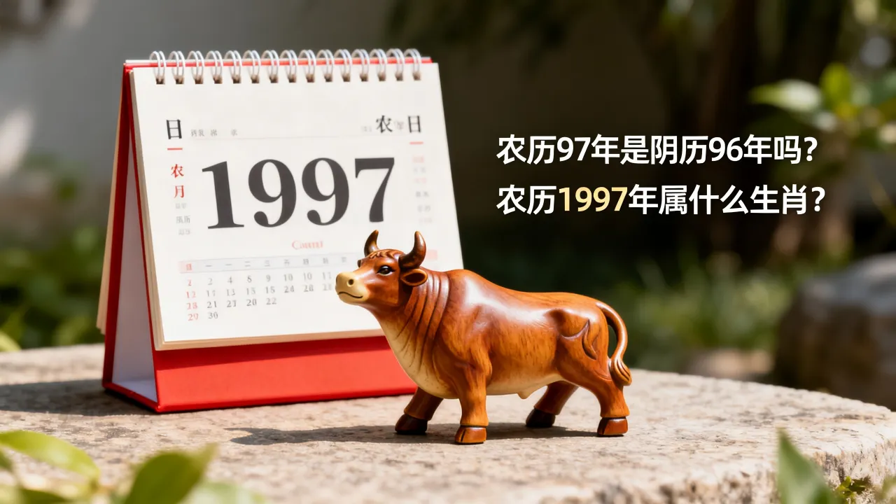 农历97年是阴历96年吗,农历1997年属什么生肖? 农历97年是阴历96年吗,农历1997年属什么生肖?