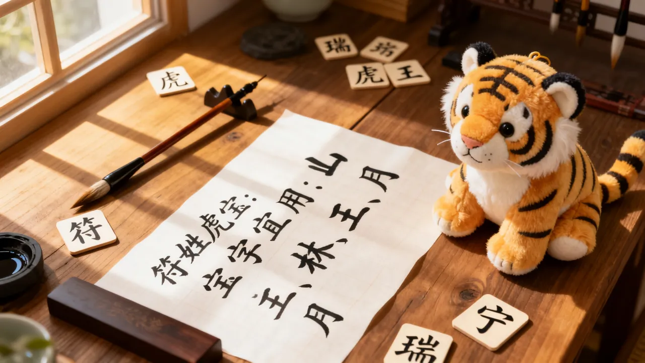 姓符虎宝宝怎么起名，符姓虎年宝宝取名宜用字有哪些