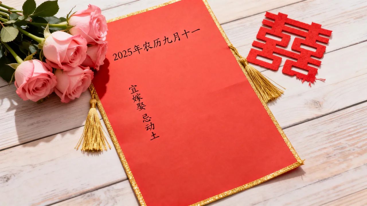 阴历9月11结婚好不好，2025年农历九月十一嫁娶吉日宜忌