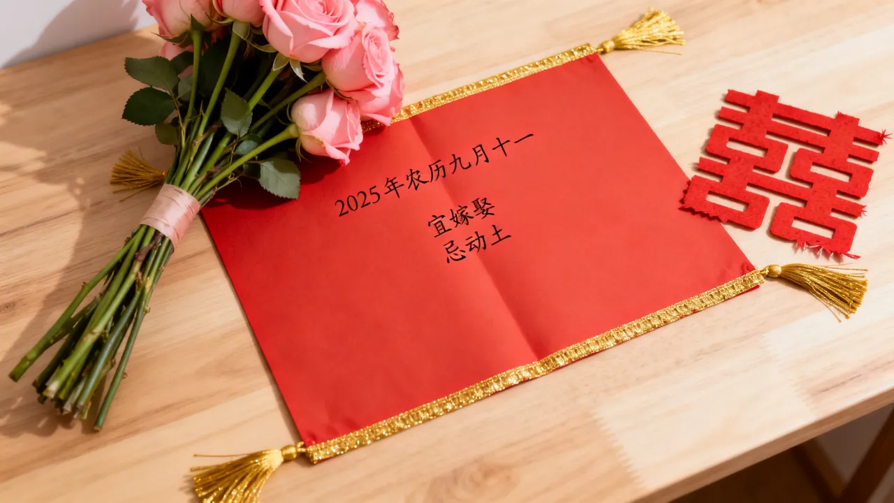 阴历9月11结婚好不好，2025年农历九月十一嫁娶吉日宜忌