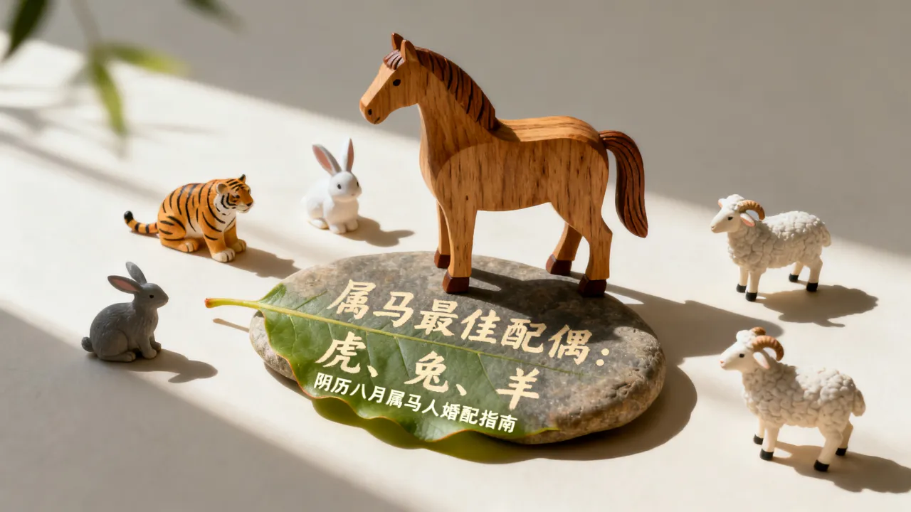 阴历八月属马人婚配什么生肖最好?属马最佳配偶属相大全 阴历八月属马人婚配什么生肖最好?属马最佳配偶属相大全