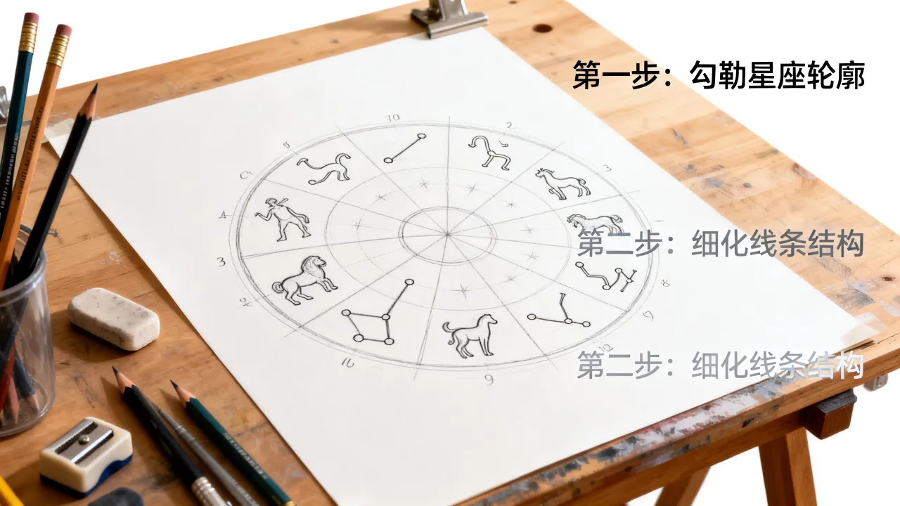 素描十二星座画怎么画,简单绘画步骤有哪些呢? 素描十二星座画怎么画,简单绘画步骤有哪些呢?