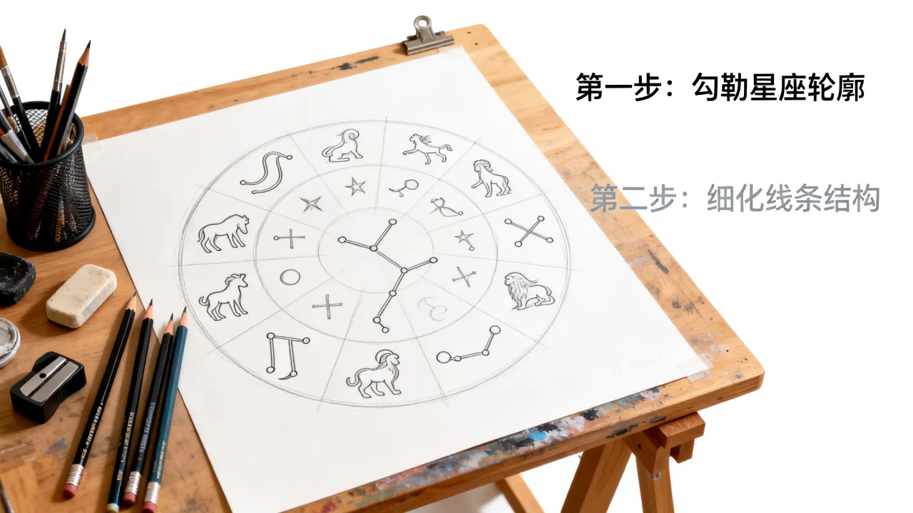 素描十二星座画怎么画,简单绘画步骤有哪些呢? 素描十二星座画怎么画,简单绘画步骤有哪些呢?
