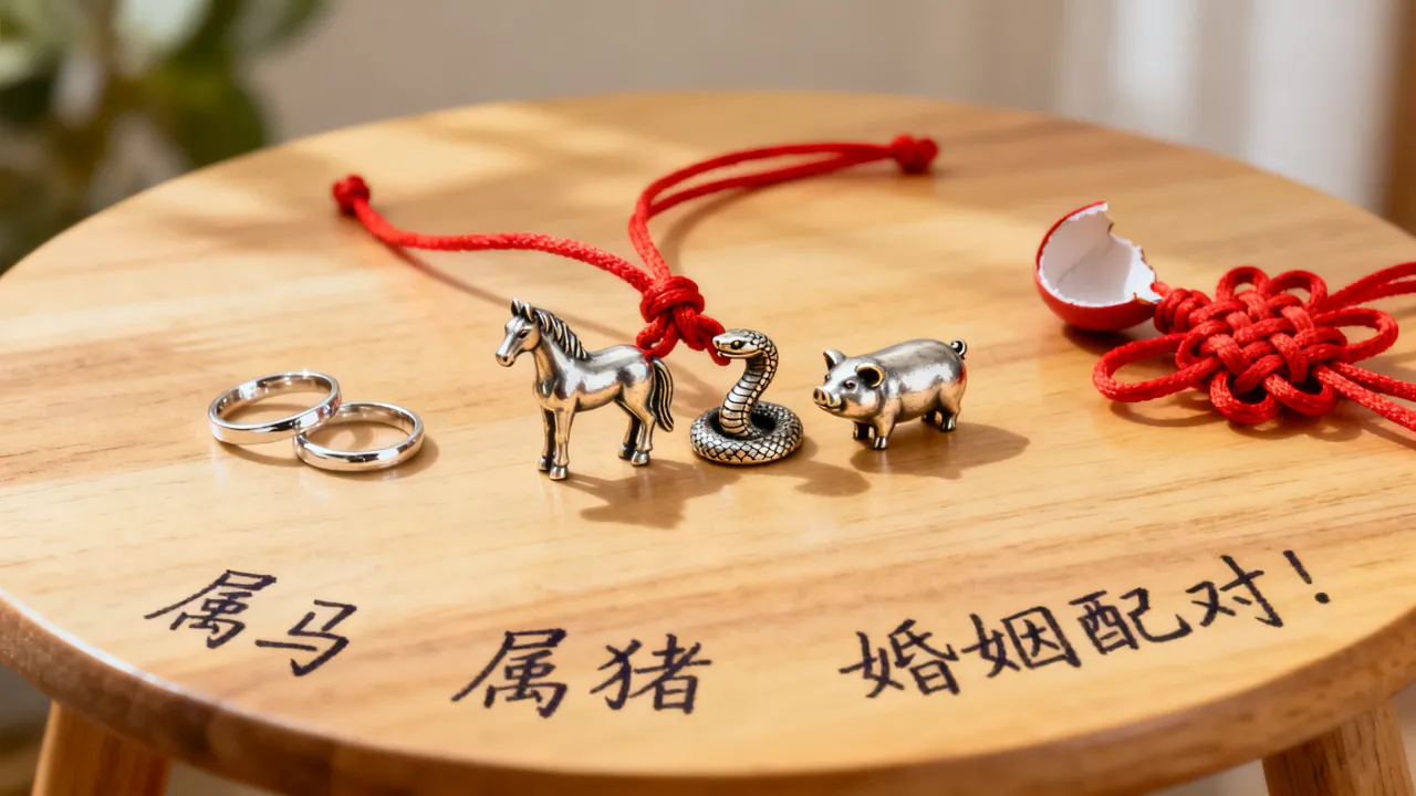 属马配对属蛇属猪好吗婚姻，属马与蛇相冲吗属猪婚姻如何？
