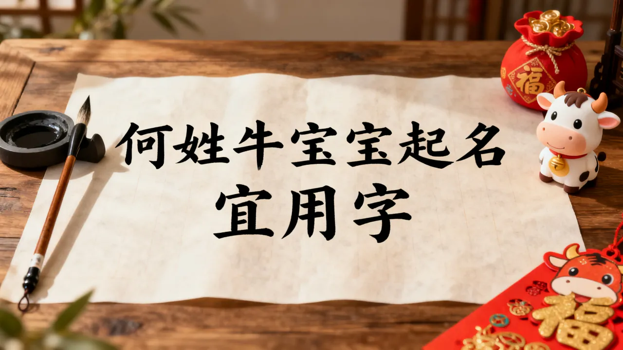 何姓牛宝宝怎么起名，何姓牛年宝宝起名大全及宜用字有哪些