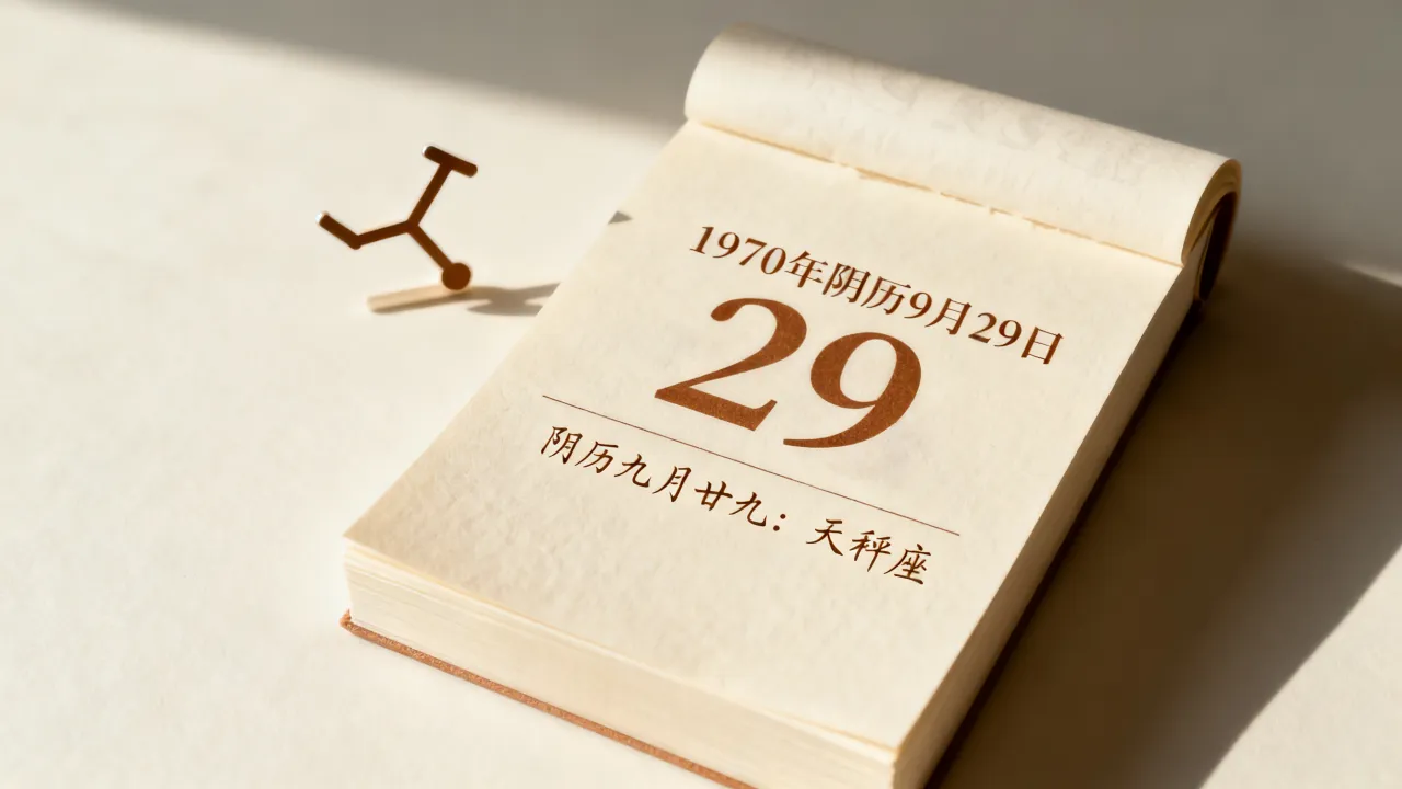 1970年阴历9月29日是阳历几号,阴历九月廿九是什么星座? 1970年阴历9月29日是阳历几号,阴历九月廿九是什么星座?