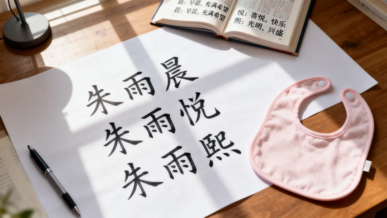 宝宝起名朱雨什么好听,朱雨后面加什么字寓意好 宝宝起名朱雨什么好听,朱雨后面加什么字寓意好