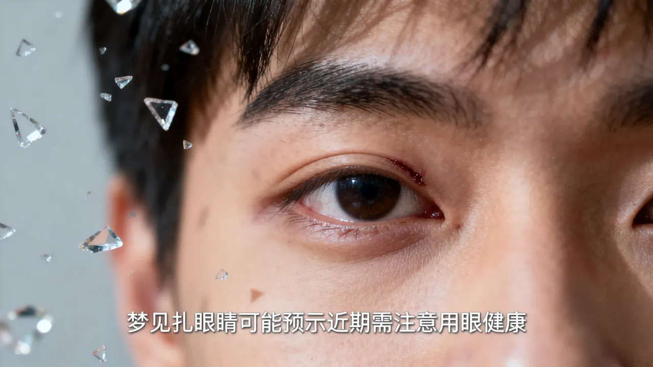 梦见扎眼睛是什么预兆，梦见眼睛被扎了有什么征兆