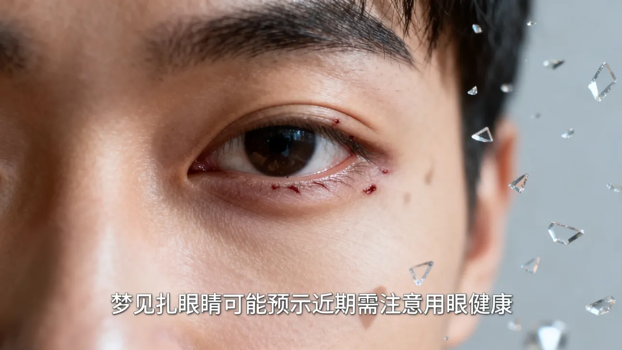 梦见扎眼睛是什么预兆，梦见眼睛被扎了有什么征兆