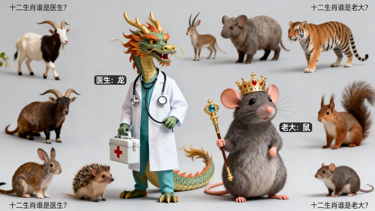十二生肖谁是医生？十二生肖谁是老大？十二生肖医生和老大是谁？
