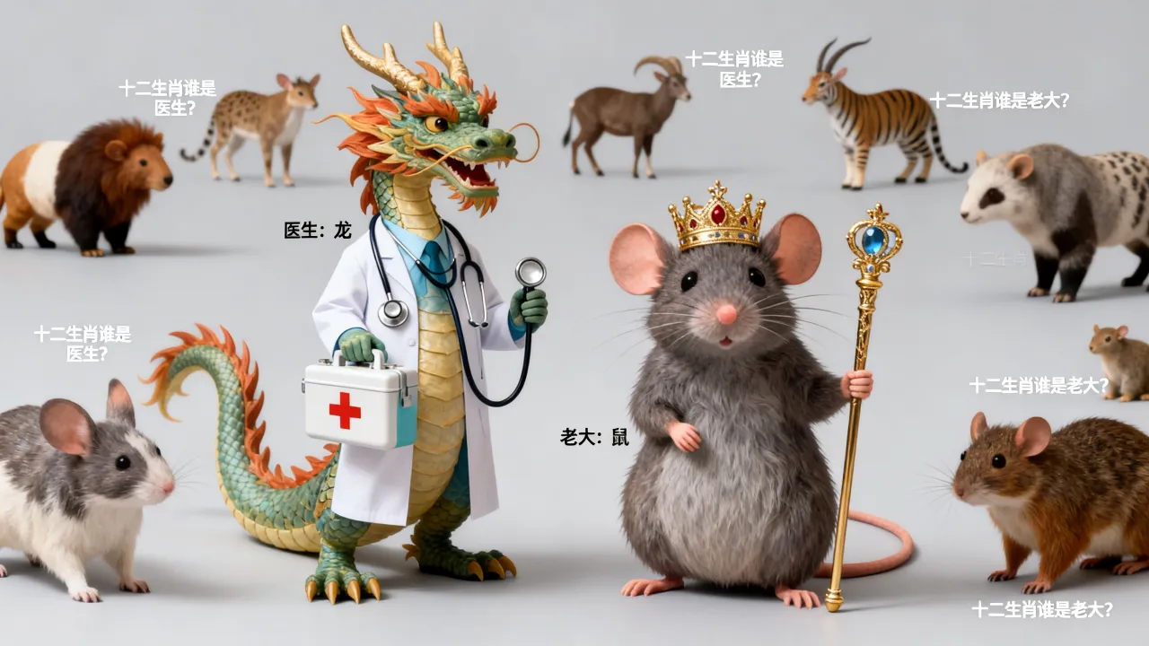 十二生肖谁是医生？十二生肖谁是老大？十二生肖医生和老大是谁？