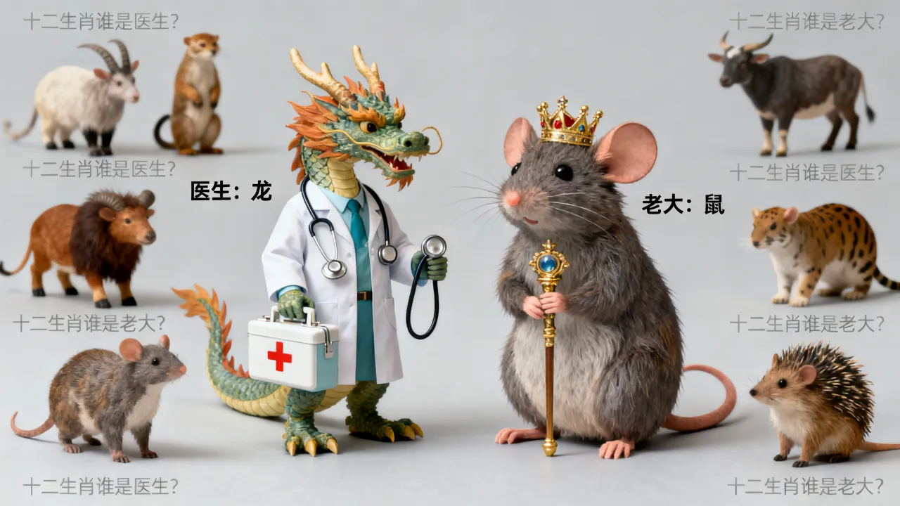 十二生肖谁是医生？十二生肖谁是老大？十二生肖医生和老大是谁？