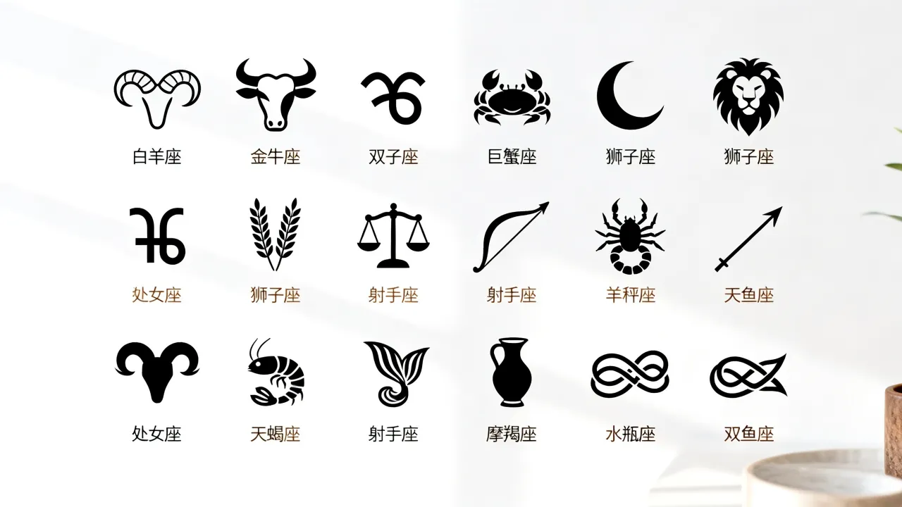 简约十二星座纹身图案有哪些，十二星座纹身图案哪个好