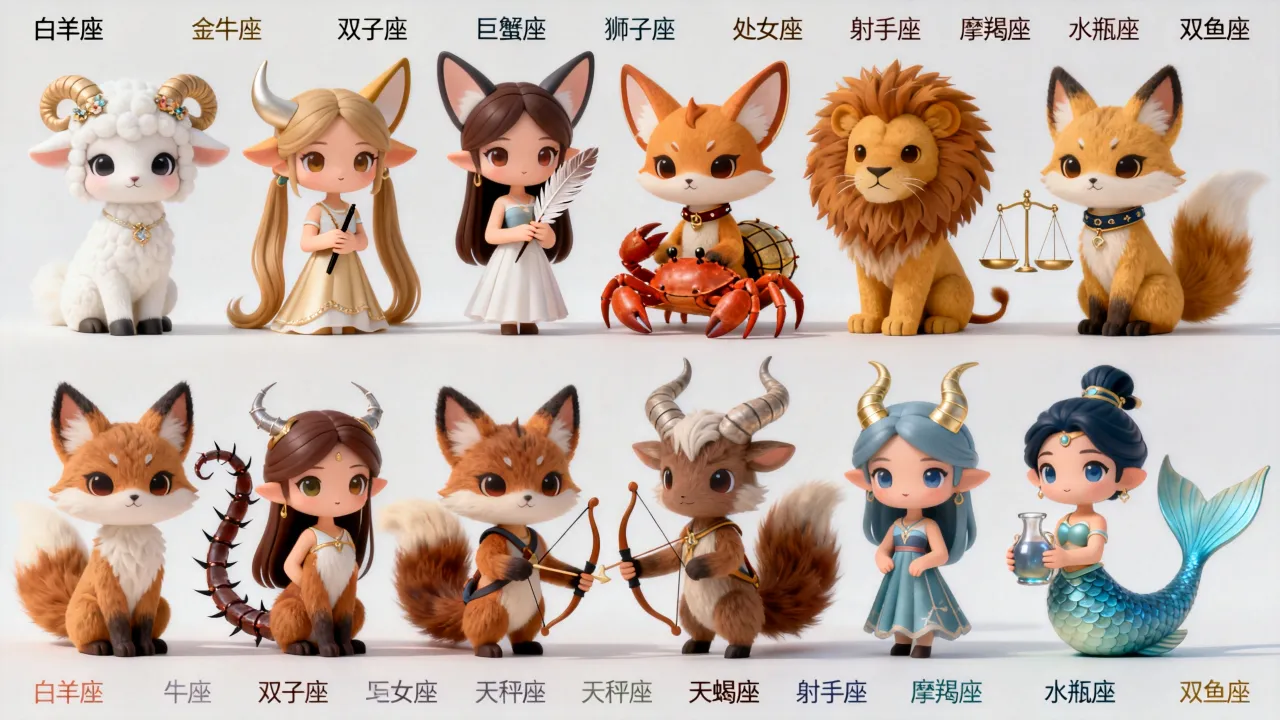 阿狸十二星座图片有哪些,阿狸十二星座高清图片大全? 阿狸十二星座图片有哪些,阿狸十二星座高清图片大全?