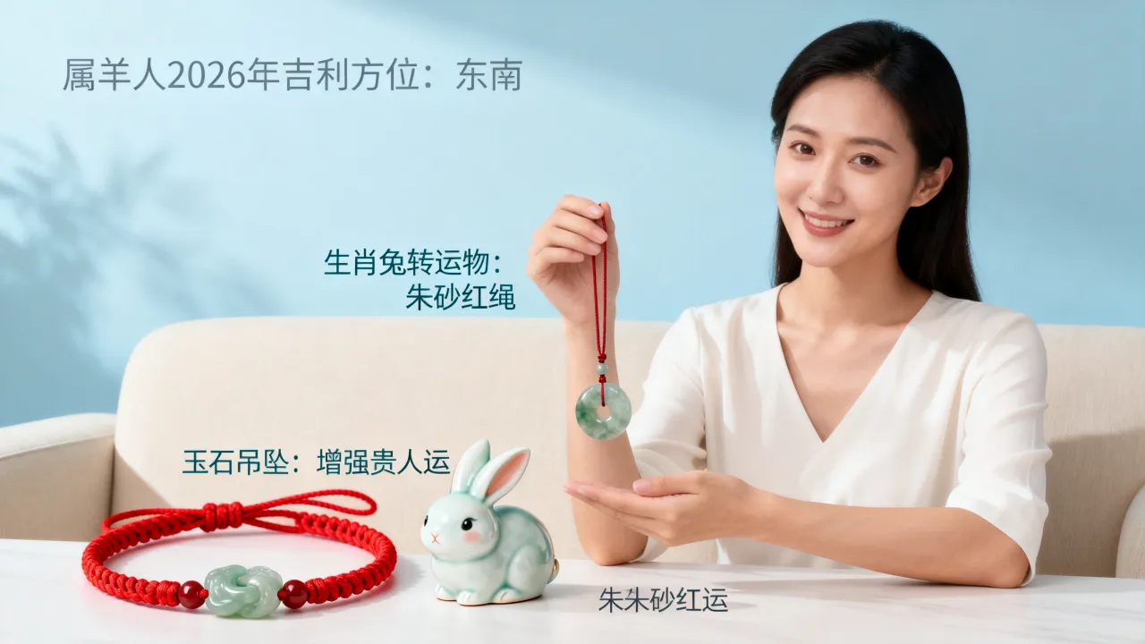 31岁属羊人运势如何吉利，2026年生肖兔转运物有哪些？