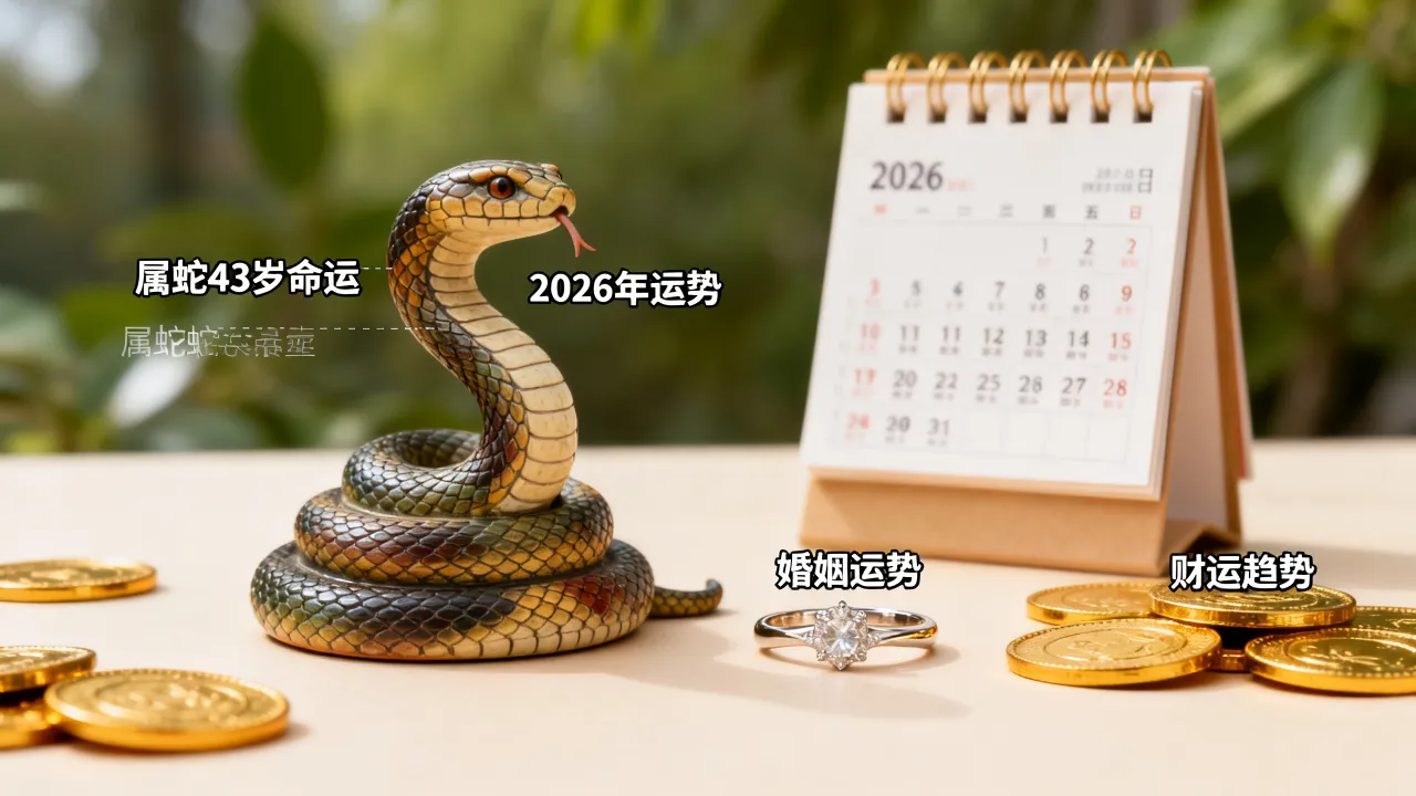 43岁属蛇命运如何,43岁属蛇婚姻财运2026年运势怎么样? 43岁属蛇命运如何,43岁属蛇婚姻财运2026年运势怎么样?