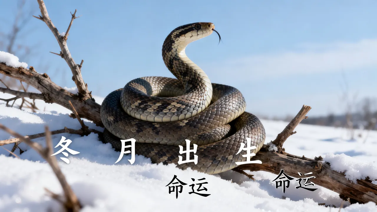 冬天出生的蛇命运如何，属蛇冬月出生好不好