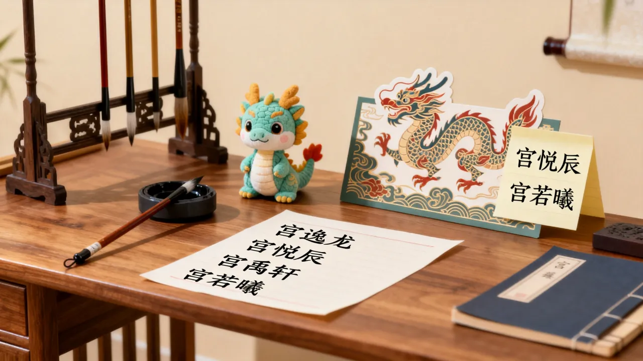 宫姓宝宝龙年怎么取名？宫姓男孩女孩起名大全推荐