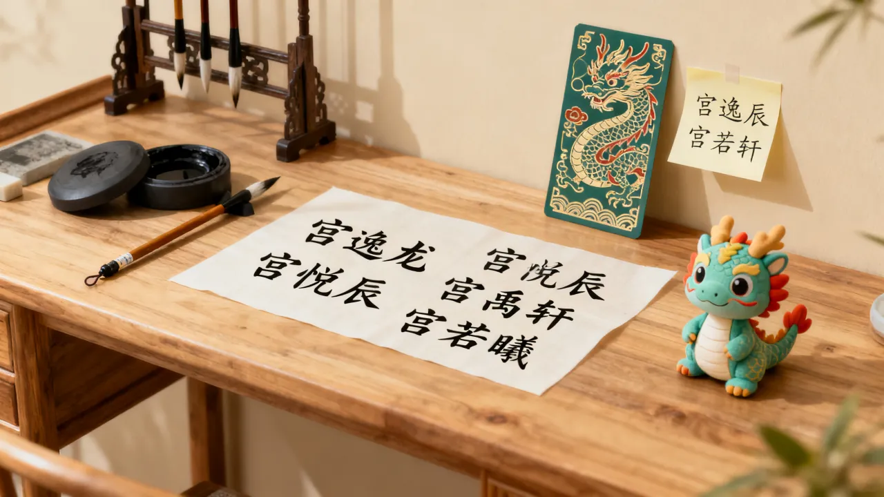 宫姓宝宝龙年怎么取名？宫姓男孩女孩起名大全推荐
