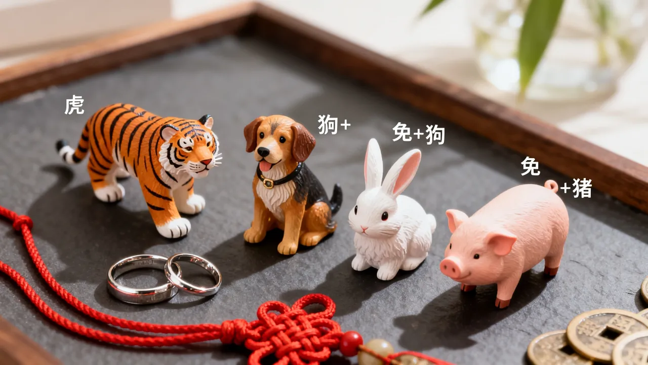 属虎和属狗的婚姻相配吗，属兔和属猪的婚姻合不合