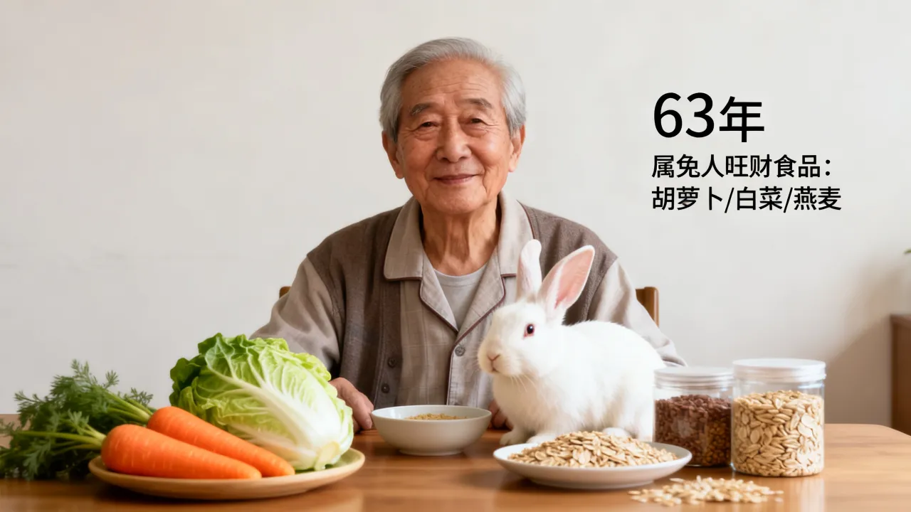 属兔人吃什么食品旺财,63年属兔人晚年如何度过? 属兔人吃什么食品旺财,63年属兔人晚年如何度过?