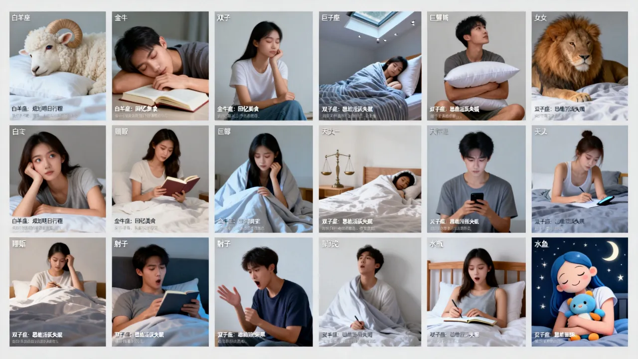 十二星座睡觉时在想什么?为什么十二星座睡前思维差异这么大,双子座失眠原因揭秘 十二星座睡觉时在想什么?为什么十二星座睡前思维差异这么大,双子座失眠原因揭秘