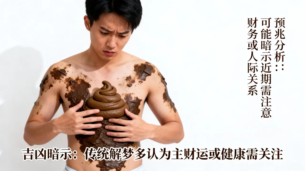 梦见大便粘在身上是啥预兆,有什么样的吉凶暗示? 梦见大便粘在身上是啥预兆,有什么样的吉凶暗示?