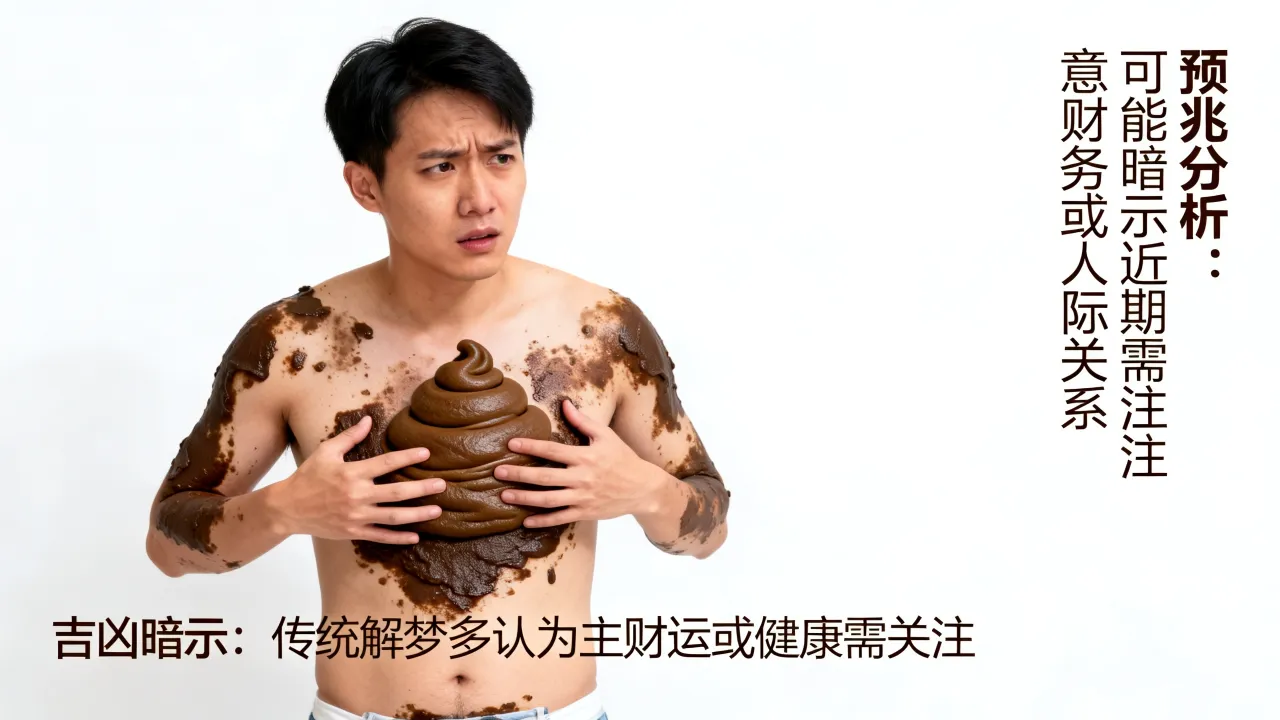 梦见大便粘在身上是啥预兆,有什么样的吉凶暗示? 梦见大便粘在身上是啥预兆,有什么样的吉凶暗示?