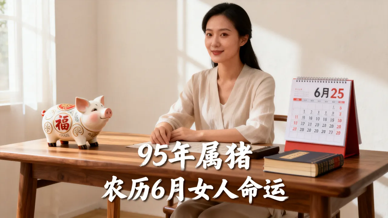 95年属猪农历6月25女人的命如何，属猪农历6月女人命运怎样？