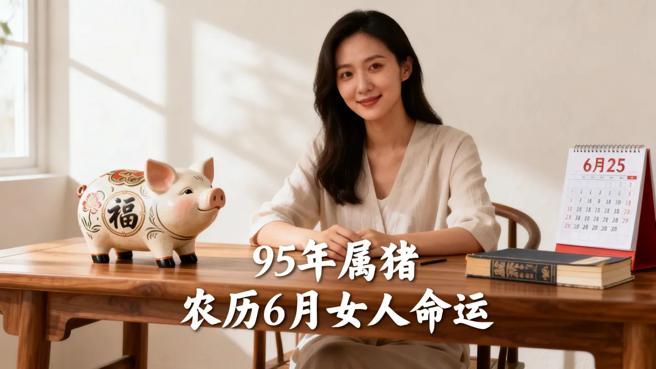 95年属猪农历6月25女人的命如何，属猪农历6月女人命运怎样？