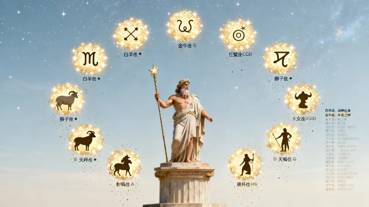 宙斯是如何创造十二星座的?十二星座起源神话故事 宙斯是如何创造十二星座的?十二星座起源神话故事