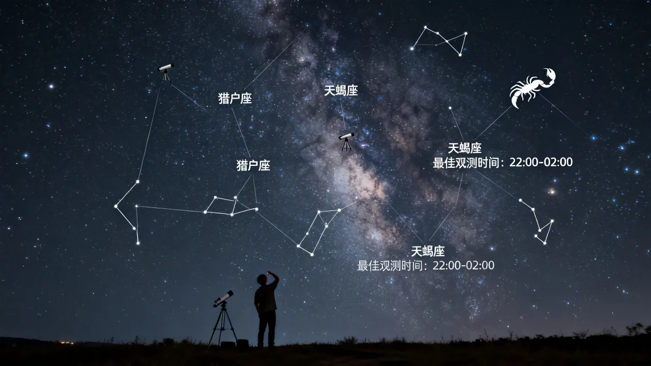 夜晚怎么找到十二星座,晚上几点看星星最清楚 夜晚怎么找到十二星座,晚上几点看星星最清楚