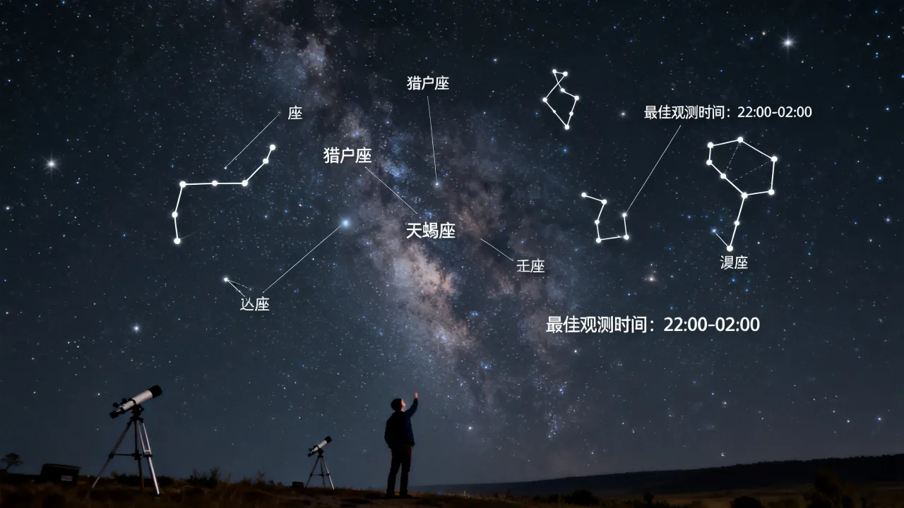 夜晚怎么找到十二星座,晚上几点看星星最清楚 夜晚怎么找到十二星座,晚上几点看星星最清楚